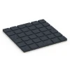 Aufsicht auf die Unterseite, also die Bodenseite von WARCO-Formteil 7138 - Suelo de gimnasio para exterior im Format 60 x 60 x 3 cm | 0,36 m².