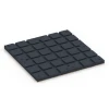Aufsicht auf die Unterseite, also die Bodenseite von WARCO-Formteil 7140 - Suelo de gimnasio para exterior im Format 60 x 60 x 3 cm | 0,36 m².