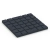 Aufsicht auf die Unterseite, also die Bodenseite von WARCO-Formteil 7143 - Suelo de gimnasio para exterior im Format 60 x 60 x 4 cm | 0,36 m².