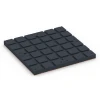 Aufsicht auf die Unterseite, also die Bodenseite von WARCO-Formteil 7145 - Suelo de gimnasio para exterior im Format 60 x 60 x 4 cm | 0,36 m².