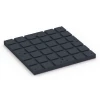 Aufsicht auf die Unterseite, also die Bodenseite von WARCO-Formteil 7146 - Suelo de gimnasio para exterior im Format 60 x 60 x 4 cm | 0,36 m².