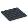 Aufsicht auf die Unterseite, also die Bodenseite von WARCO-Formteil 7147 - Suelo de gimnasio para exterior im Format 60 x 60 x 4 cm | 0,36 m².