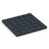 Aufsicht auf die Unterseite, also die Bodenseite von WARCO-Formteil 7149 - Suelo de gimnasio para exterior im Format 60 x 60 x 4 cm | 0,36 m².