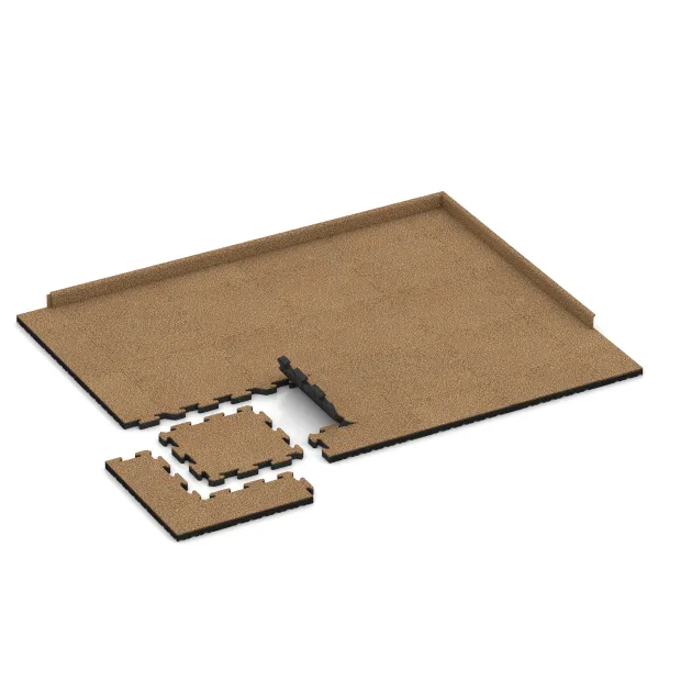 Typische Verlegung oder Einbausituation für den Artikel 2889 von WARCO - Paving slab, Farbton Marruecos in der Abmessung 500 x 500 x 40 mm.