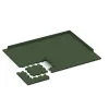 Typische Verlegung oder Einbausituation für den Artikel 4082 von WARCO - Paddock mat, Farbton Verde hierba in der Abmessung 500 x 500 x 40 mm.