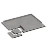 Typische Verlegung oder Einbausituation für den Artikel 4557 von WARCO - Pavimento deportivo de caucho HD, Farbton Gris jaspeado in der Abmessung 500 x 500 x 40 mm.