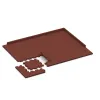Typische Verlegung oder Einbausituation für den Artikel 4192 von WARCO - Pavimento deportivo de caucho HD, Farbton Rojo ladrillo in der Abmessung 500 x 500 x 40 mm.