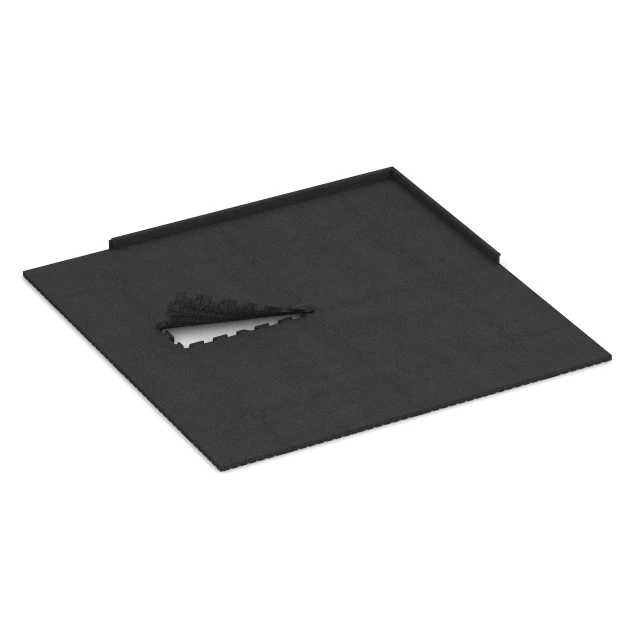 Typische Verlegung oder Einbausituation für den Artikel 6055 von WARCO - Baldosa para eventos exteriores, Farbton Antracita in der Abmessung 100 x 100 x 4 cm | 1,00 m².