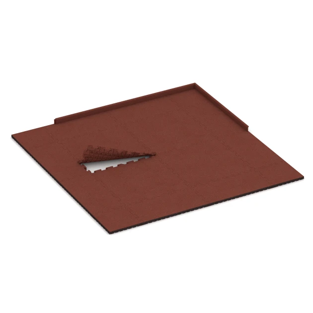 Typische Verlegung oder Einbausituation für den Artikel 6080 von WARCO - Baldosa para eventos exteriores, Farbton Rojo ladrillo in der Abmessung 100 x 100 x 4 cm | 1,00 m².