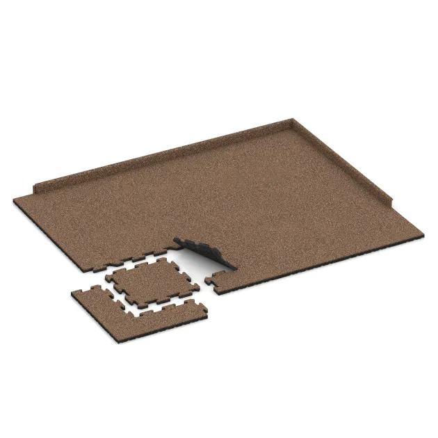Typische Verlegung oder Einbausituation für den Artikel 2730 von WARCO - Baldosa borde piscina, Farbton Café con leche in der Abmessung 500 x 500 x 30 mm.