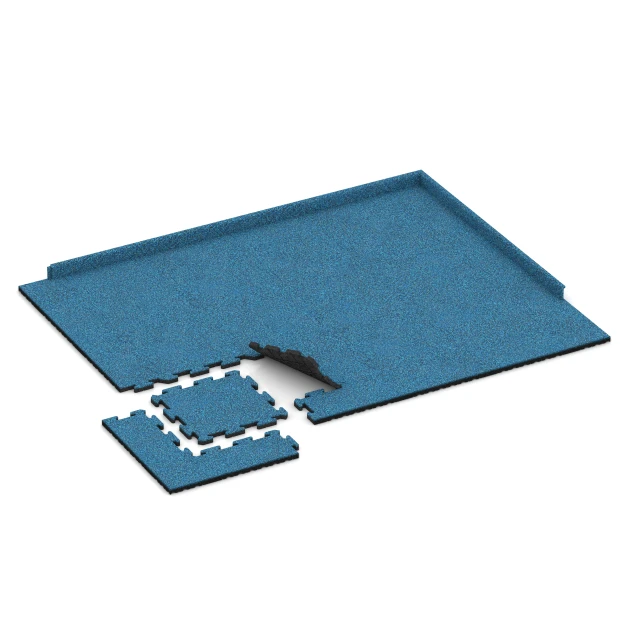 Typische Verlegung oder Einbausituation für den Artikel 2637 von WARCO - Loseta anticaída tipo puzzle, Farbton Atlantico in der Abmessung 50 x 50 x 3 cm | 0,25 m².