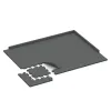 Typische Verlegung oder Einbausituation für den Artikel 2818 von WARCO - Baldosa base piscina, Farbton Gris pizarra in der Abmessung 500 x 500 x 30 mm.