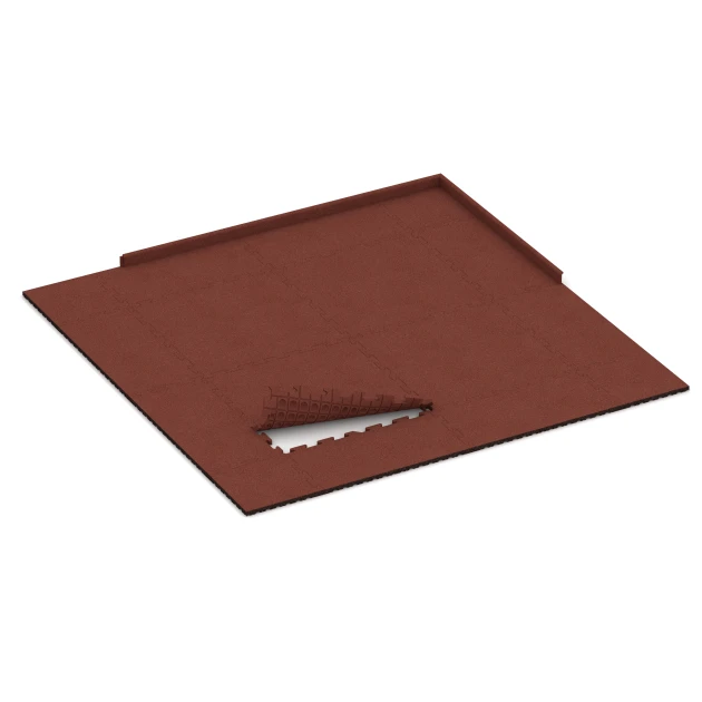 Typische Verlegung oder Einbausituation für den Artikel 3355 von WARCO - Loseta polivalente para perros, Farbton Rojo ladrillo in der Abmessung 100 x 100 x 3 cm | 1,00 m².