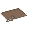 Typische Verlegung oder Einbausituation für den Artikel 4946 von WARCO - Loseta de borde, Farbton Café con leche in der Abmessung 500 x 235 x 40 mm.