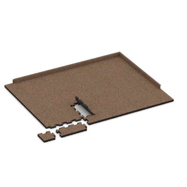 Typische Verlegung oder Einbausituation für den Artikel 4946 von WARCO - Loseta de borde, Farbton Café con leche in der Abmessung 500 x 235 x 40 mm.