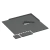 Typische Verlegung oder Einbausituation für den Artikel 5149 von WARCO - Loseta de borde, Farbton Gris pizarra in der Abmessung 1000 x 485 x 40 mm.