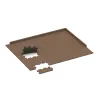 Typische Verlegung oder Einbausituation für den Artikel 4728 von WARCO - Loseta de borde HD, Farbton Café con leche in der Abmessung 500 x 235 x 18 mm.