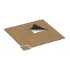 Typische Verlegung oder Einbausituation für den Artikel 4790 von WARCO - Loseta de esquina HD, Farbton Marruecos in der Abmessung 485 x 485 x 18 mm.
