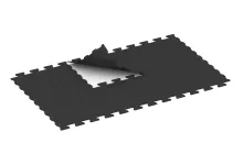 Baldosa de caucho – doble T / H