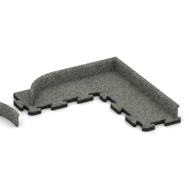 Typische Verlegung oder Einbausituation für den Artikel 2257 von WARCO - Rodapié, Farbton Granito clásico in der Abmessung 750 x 80 x 20 mm.