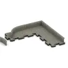 Typische Verlegung oder Einbausituation für den Artikel 2256 von WARCO - Rodapié, Farbton Granito claro in der Abmessung 750 x 80 x 20 mm.