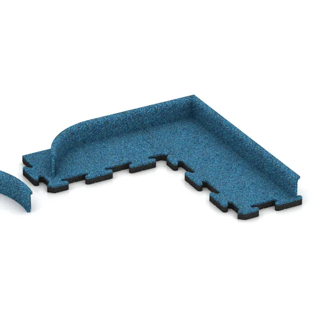 Typische Verlegung oder Einbausituation für den Artikel 2262 von WARCO - Rodapié, Farbton Atlántico in der Abmessung 750 x 80 x 20 mm.