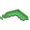 Typische Verlegung oder Einbausituation für den Artikel 4289 von WARCO - Rodapié, Farbton Verde primavera in der Abmessung 750 x 80 x 20 mm.