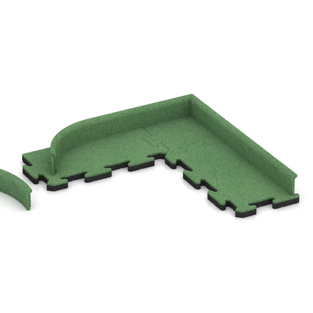 Typische Verlegung oder Einbausituation für den Artikel 4295 von WARCO - Rodapié, Farbton Verde pálido in der Abmessung 750 x 80 x 20 mm.