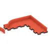 Typische Verlegung oder Einbausituation für den Artikel 4285 von WARCO - Rodapié, Farbton Rojo claro anaranjado in der Abmessung 750 x 80 x 20 mm.