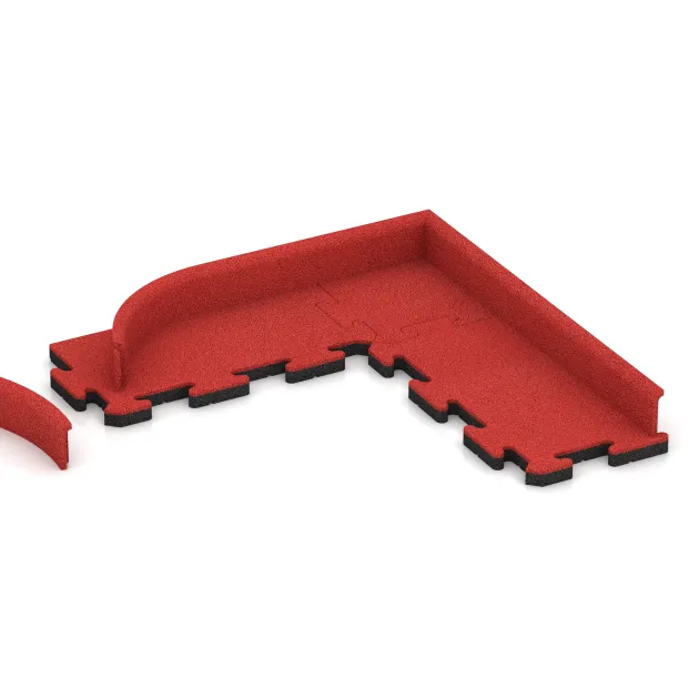 Typische Verlegung oder Einbausituation für den Artikel 4286 von WARCO - Rodapié, Farbton Rosa in der Abmessung 750 x 80 x 20 mm.