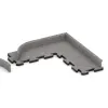 Typische Verlegung oder Einbausituation für den Artikel 4611 von WARCO - Rodapié, Farbton Gris jaspeado in der Abmessung 750 x 80 x 20 mm.