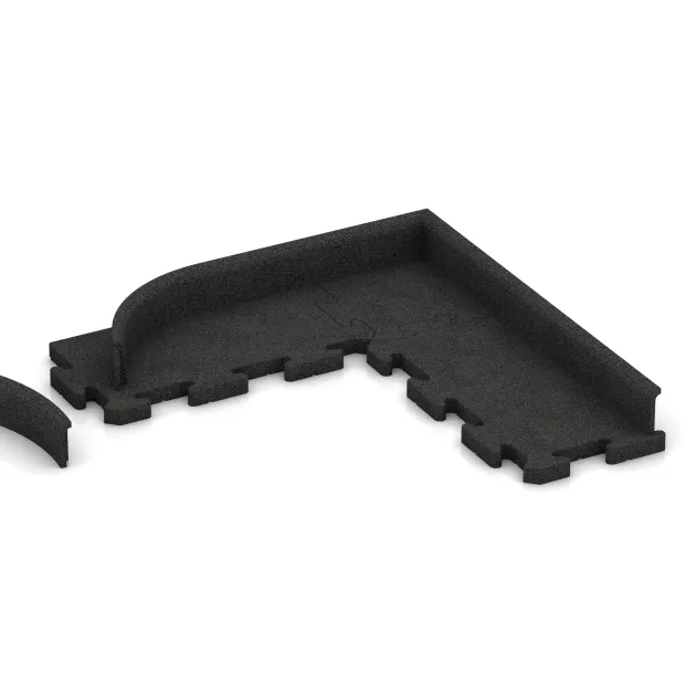 Typische Verlegung oder Einbausituation für den Artikel 2263 von WARCO - Rodapié, Farbton Antracita in der Abmessung 750 x 80 x 20 mm.