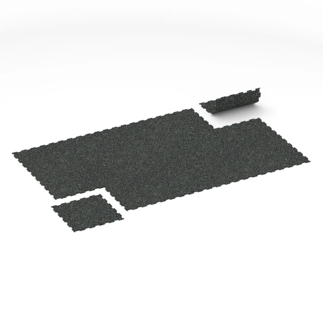 Typische Verlegung oder Einbausituation für den Artikel 6459 von WARCO - Suelo de Fitness Compacto, Farbton Verde ligeramente moteado in der Abmessung 50 × 50 × 0,8 cm.