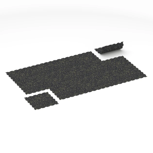 Typische Verlegung oder Einbausituation für den Artikel 6460 von WARCO - Suelo de Fitness Compacto, Farbton Amarillo ligeramente moteado in der Abmessung 50 × 50 × 0,8 cm.