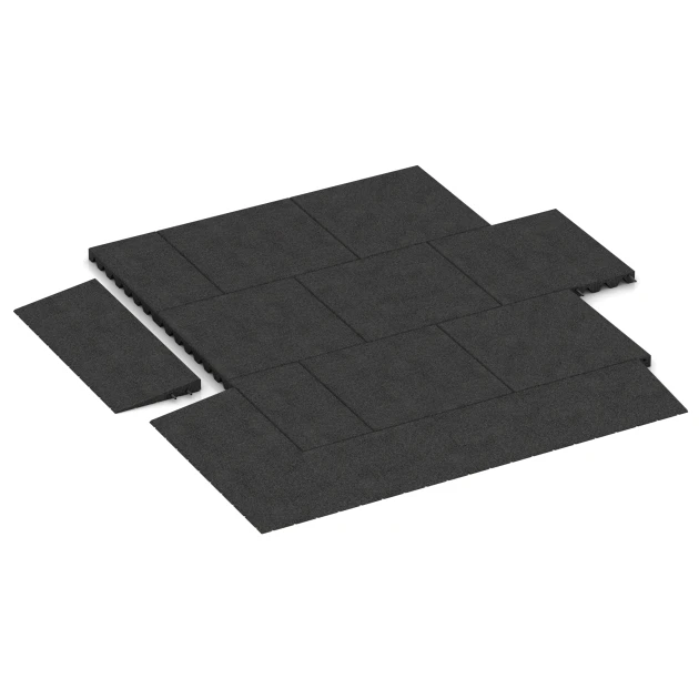 Typische Verlegung oder Einbausituation für den Artikel 2468 von WARCO - Rampa de umbral 75 cm, Farbton Antracita in der Abmessung 75 x 30 cm | 8 < 45 mm.
