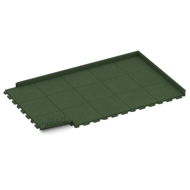 Typische Verlegung oder Einbausituation für den Artikel 1250 von WARCO - Baldosa exterior Classic, Farbton Verde hierba in der Abmessung 50 x 50 x 3 cm | 0,25 m².