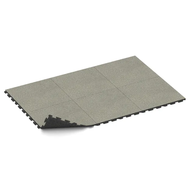 Typische Verlegung oder Einbausituation für den Artikel 1572 von WARCO - Playground flooring, Farbton Granito claro in der Abmessung 1000 x 1000 x 30 mm.