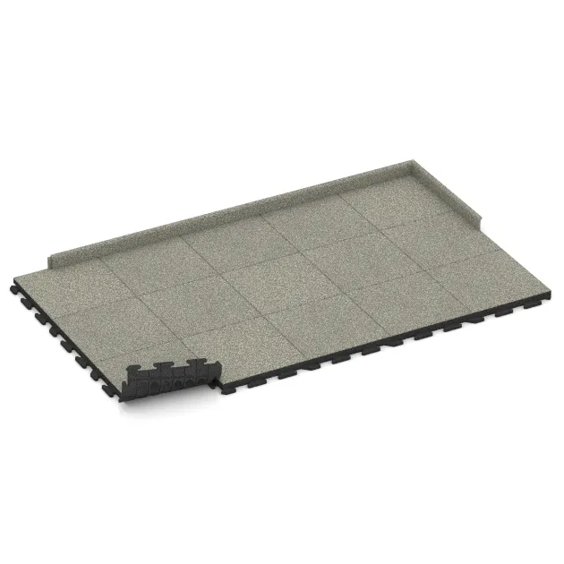 Typische Verlegung oder Einbausituation für den Artikel 1423 von WARCO - Baldosa exterior Classic, Farbton Granito claro in der Abmessung 500 x 500 x 50 mm.