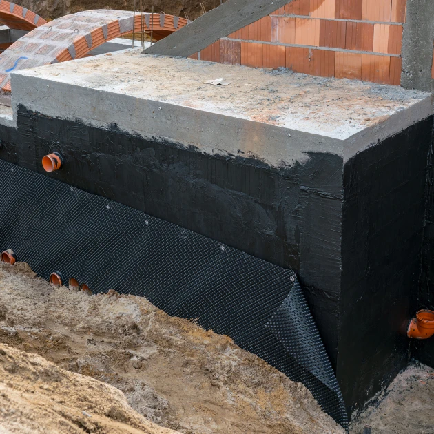 Typische Verlegung oder Einbausituation für den Artikel 0025 von WARCO - ALLESDICHT – Impermeabilización de balcón & terraza, Farbton marrón rojizo in der Abmessung 25 kg | 7,6 m².
