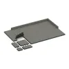 Typische Verlegung oder Einbausituation für den Artikel 6105 von WARCO - Baldosa borde piscina sin juntas, Farbton Granito clásico in der Abmessung 306 x 306 x 30 mm.