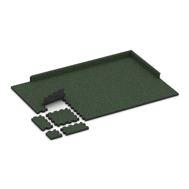 Typische Verlegung oder Einbausituation für den Artikel 5228 von WARCO - Baldosa borde piscina sin juntas, Farbton Césped inglés in der Abmessung 306 x 306 x 30 mm.