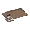Typische Verlegung oder Einbausituation für den Artikel 5229 von WARCO - Baldosa borde piscina sin juntas, Farbton Café con leche in der Abmessung 306 x 306 x 30 mm.