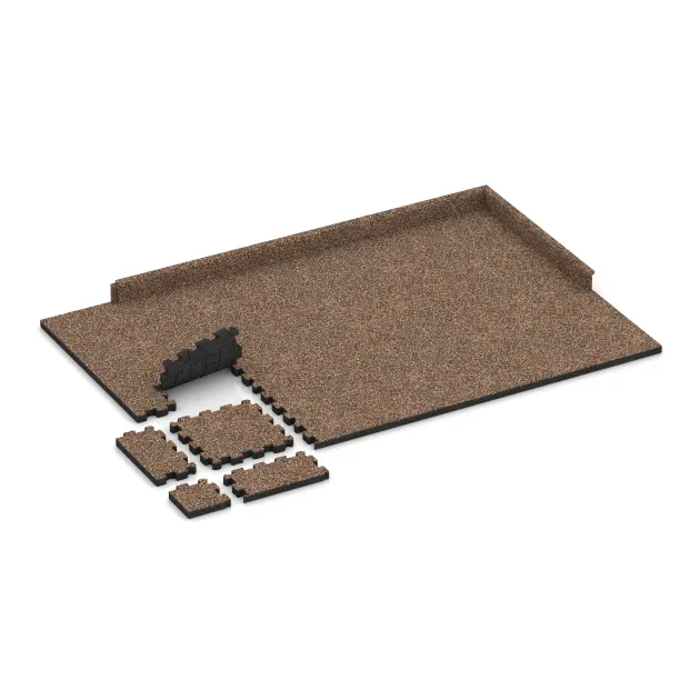 Typische Verlegung oder Einbausituation für den Artikel 5229 von WARCO - Baldosa borde piscina sin juntas, Farbton Café con leche in der Abmessung 306 x 306 x 30 mm.