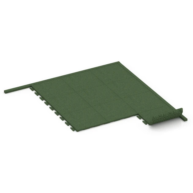Typische Verlegung oder Einbausituation für den Artikel 3786 von WARCO - Bordillo elástico, Farbton Verde hierba in der Abmessung 100 x 5 x 25 cm.