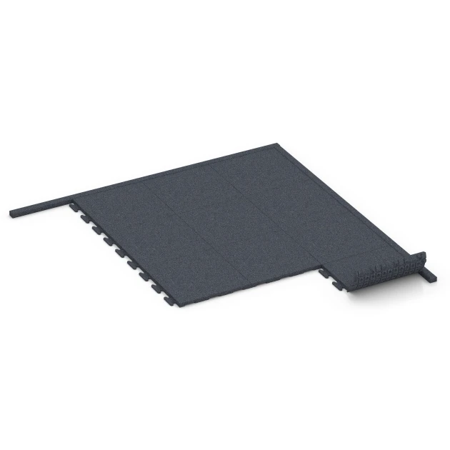 Typische Verlegung oder Einbausituation für den Artikel 6213 von WARCO - Bordillo elástico, Farbton Gris pizarra in der Abmessung 100 × 5 × 25 cm.
