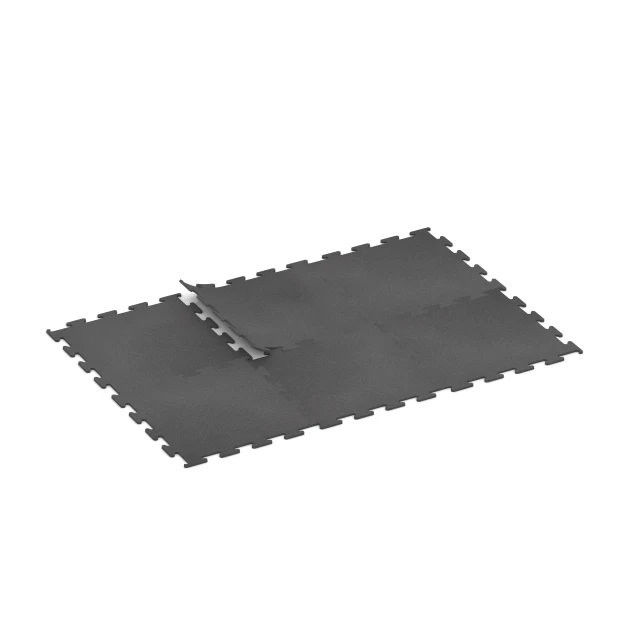 Typische Verlegung oder Einbausituation für den Artikel 3747 von WARCO - Pavimento Fitness Performance Elite, Farbton Antracita in der Abmessung 100 x 100 x 1,5 cm | 1,00 m².
