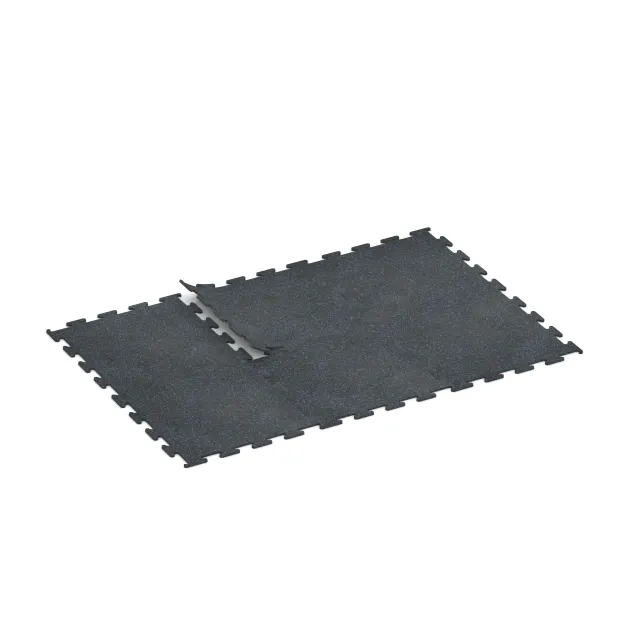 Typische Verlegung oder Einbausituation für den Artikel 3758 von WARCO - Pavimento Fitness Performance Elite, Farbton Azul ligeramente moteado in der Abmessung .