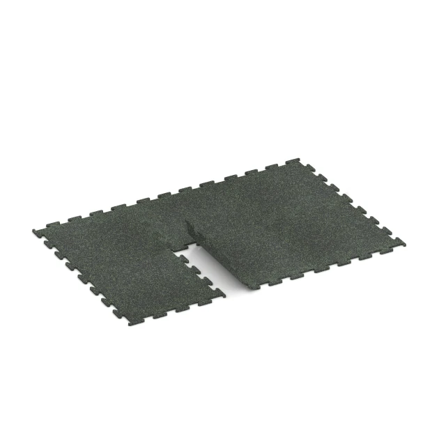 Typische Verlegung oder Einbausituation für den Artikel 6979 von WARCO - Fitness Performance Elite Pavimento Deportivo, Farbton Verde ligeramente moteado in der Abmessung 100 x 100 x 2 cm | 1,00 m².