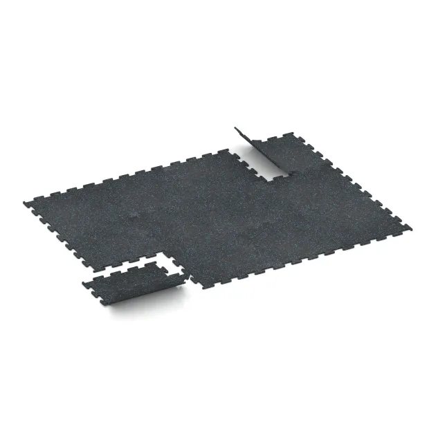 Typische Verlegung oder Einbausituation für den Artikel 3766 von WARCO - Pavimento Fitness Performance Elite, Farbton Azul ligeramente moteado in der Abmessung .