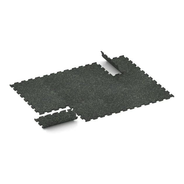 Typische Verlegung oder Einbausituation für den Artikel 3771 von WARCO - Fitness Performance Elite Pavimento Deportivo, Farbton Verde ligeramente moteado in der Abmessung 50 x 50 x 1,5 cm | 0,25 m².